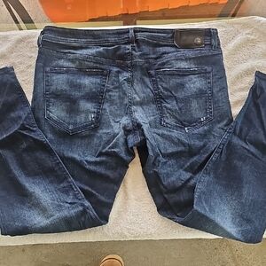 Diesel Dark Blue Straight Jeans